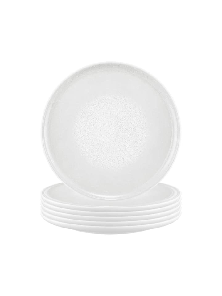 6er Set Frühstücksteller Sento Home in Aura White ø 21,4 cm