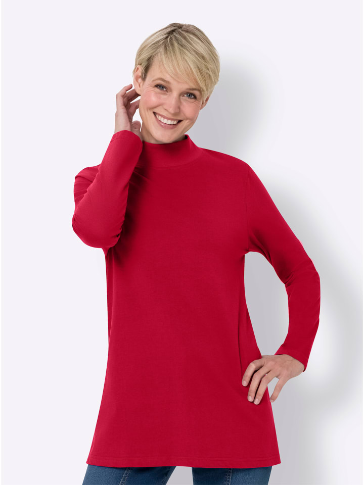 Longshirt in rot