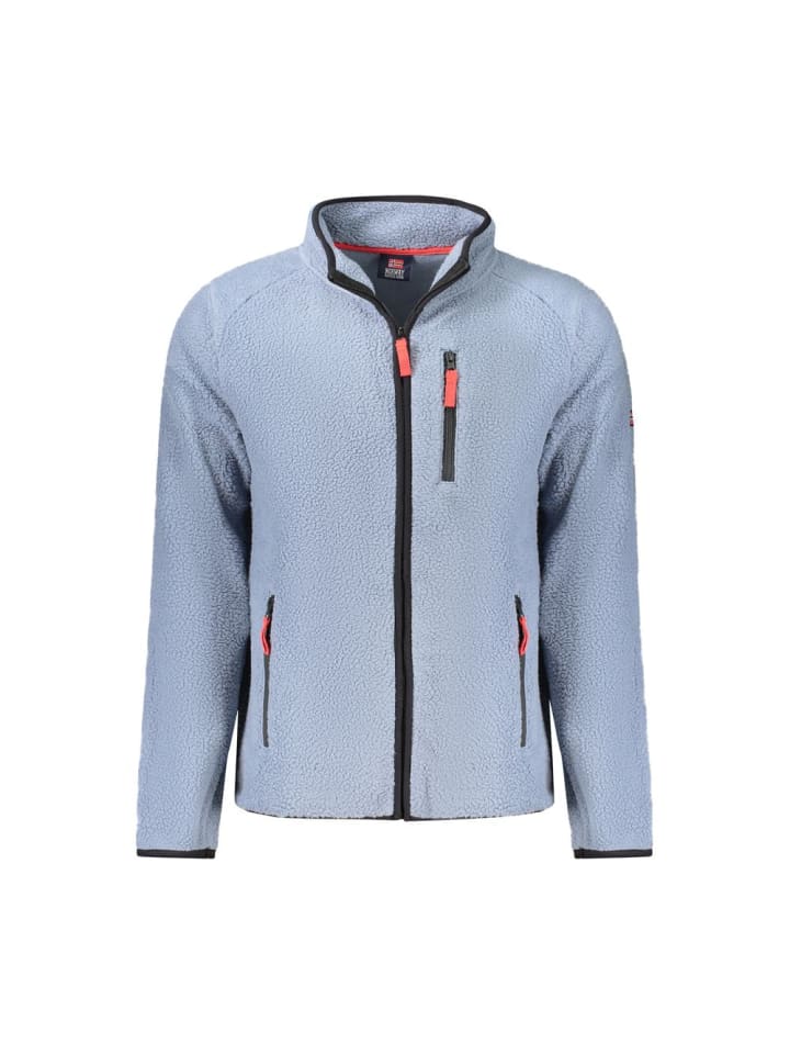 Blau Polyester Herren Sweatshirt