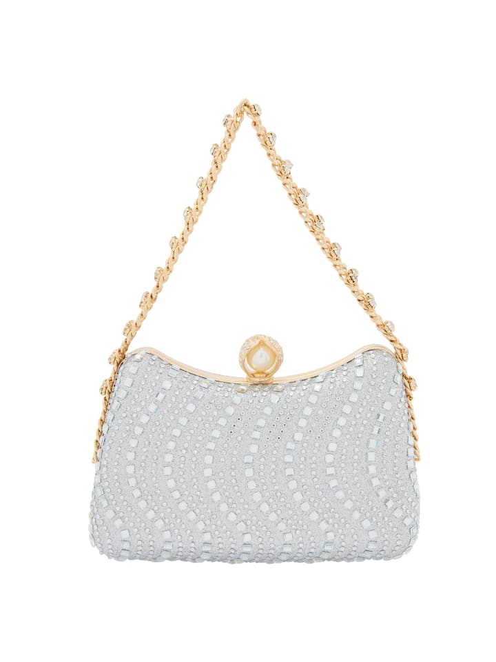 Women Minaudière in Silver