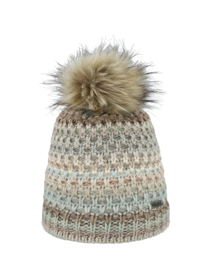 Strickmütze in blau