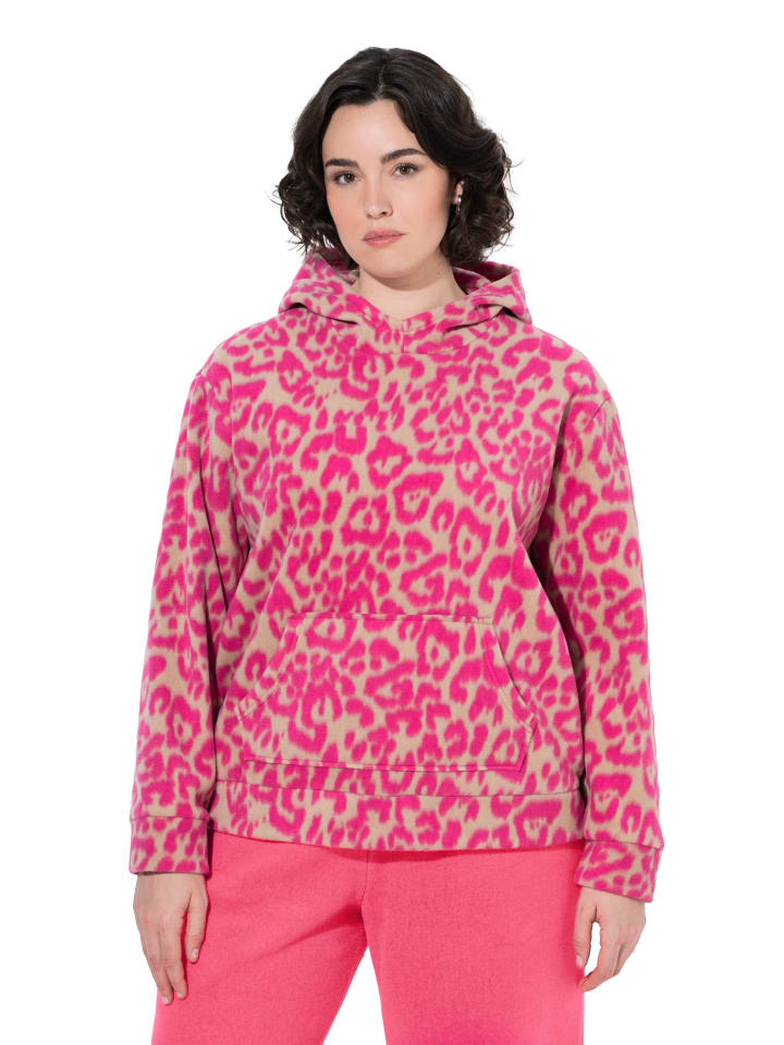 Hoodie in fuchsia pink