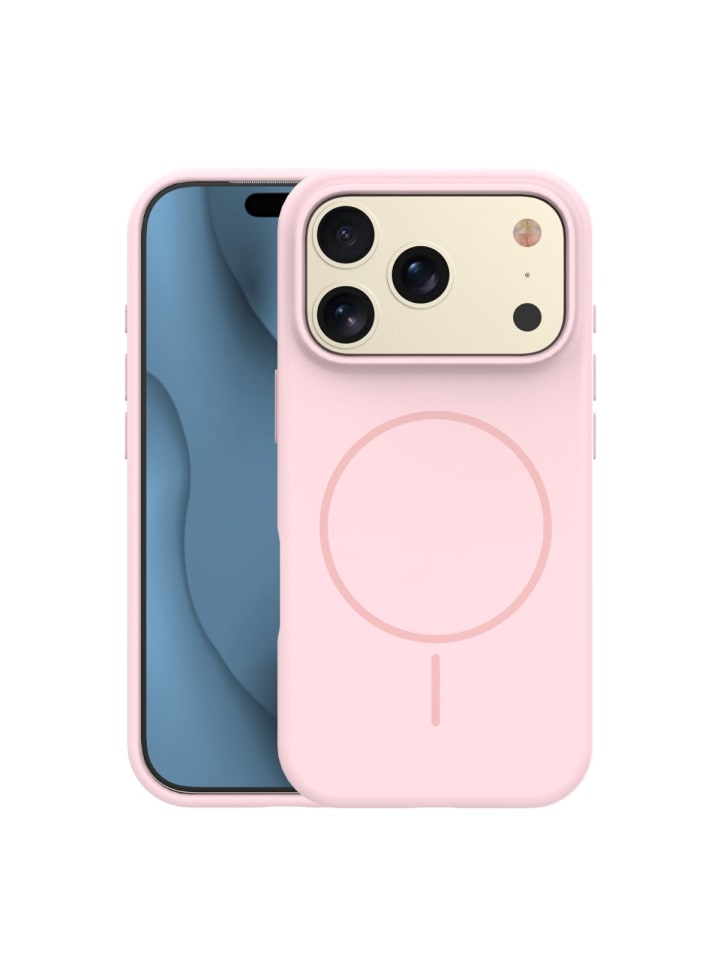 TFO Silicone Thin Mag kompatibel mit Apple iPhone 18 Pro und in Hellrosa