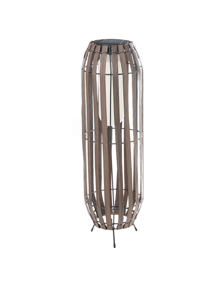 Dekobeleuchtung MUZIZI in Braun/Schwarz - (W) 20 x (H) 69 x (L) 20 cm