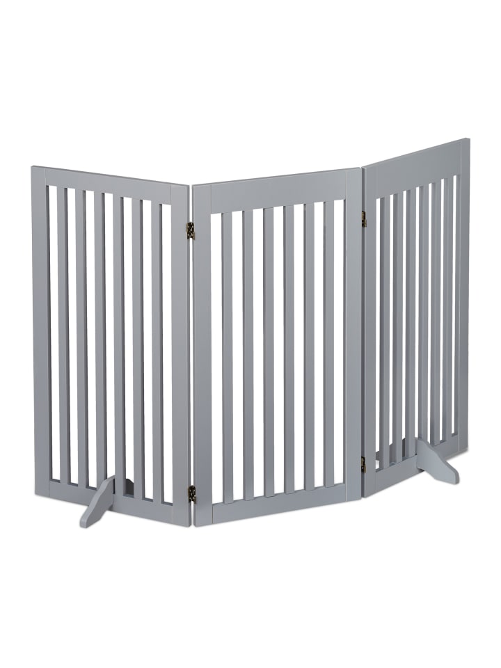 Absperrgitter in Grau - (B)154 x (H)92 cm