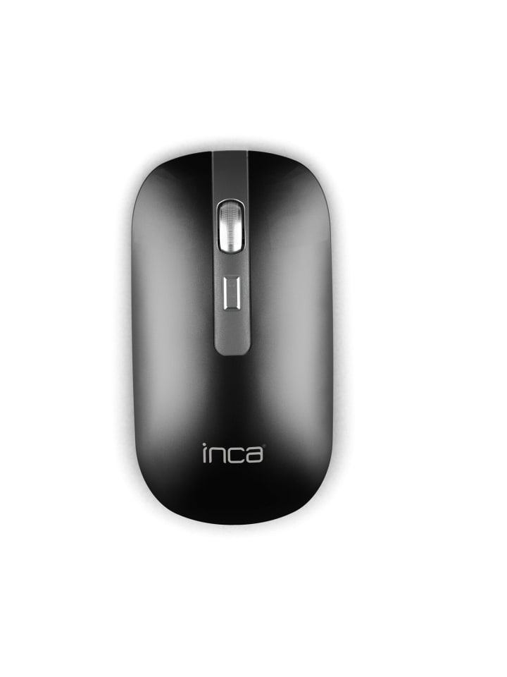 Bluetooth 2,4G Maus wiederaufladbar 800-1200-1600 Dpi Silent-Maus in Schwarz