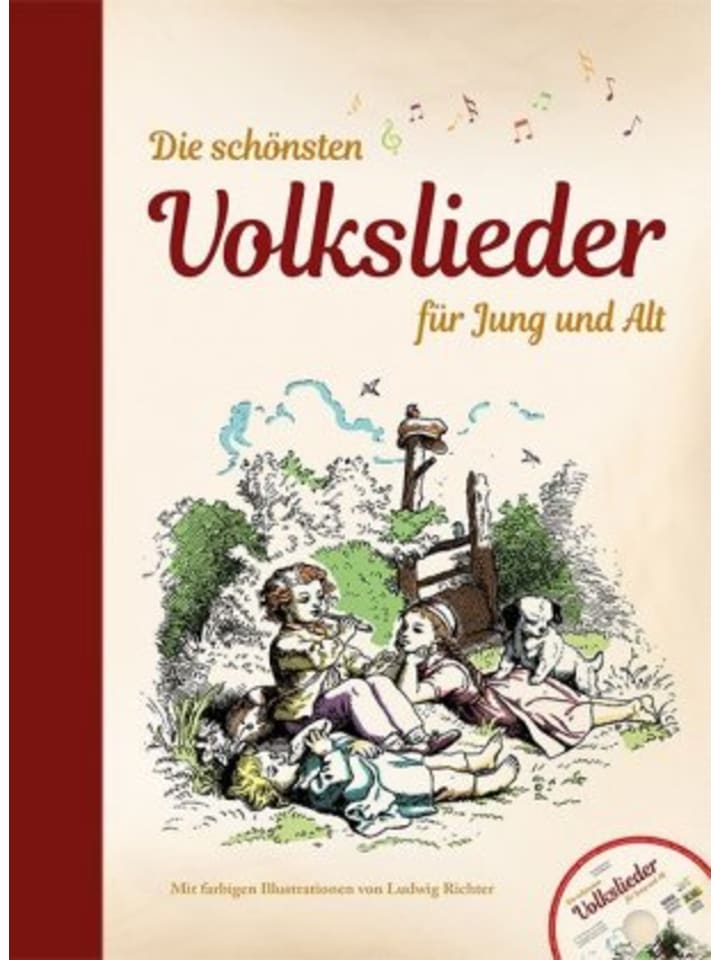 Noten - Die schönsten Volkslieder für Jung und Alt, m. 1 Audio-CD