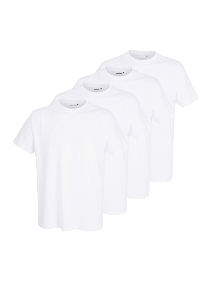 Unterhemd 4Er Pack Classic Feinripp in weiss