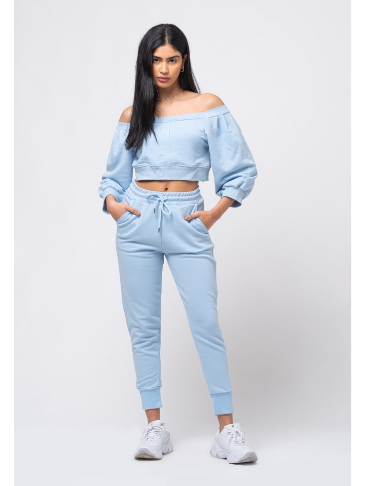 Freizeitanzug WOMAN regular ftit SWEATSHIRT AND PANT SETS in blue