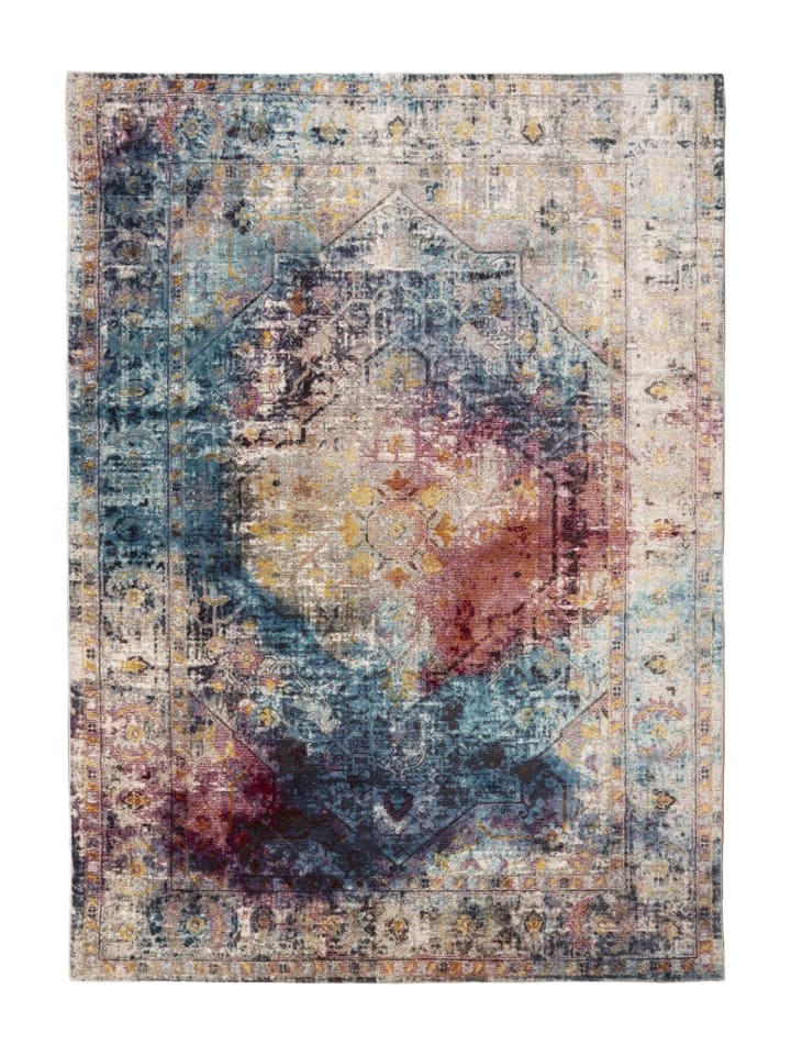 Kurzflor Teppich Benedetta Star 225 in Multicolor