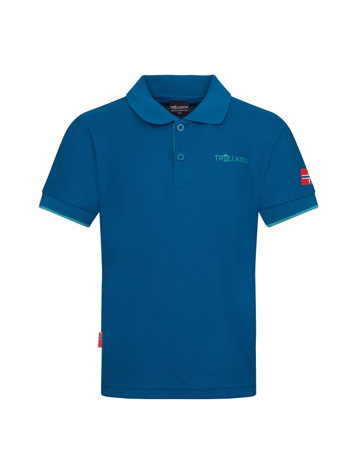 Funktionspoloshirt Bergen in dark petrol