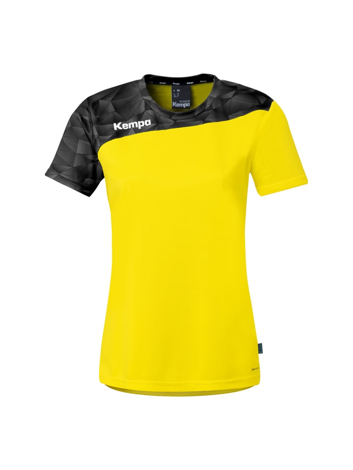 Trainings-T-Shirt Athletics 29 Women in limonengelb/schwarz