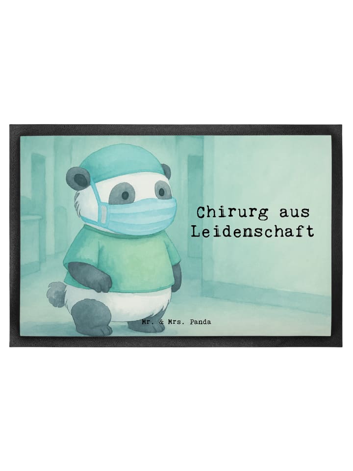 Fußmatte Chirurg Leidenschaft Design mit Spruch in Weiß