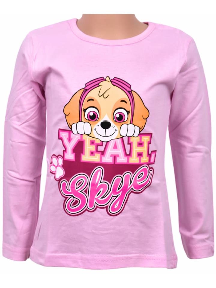Langarmshirt Paw Patrol Skye in Rosa