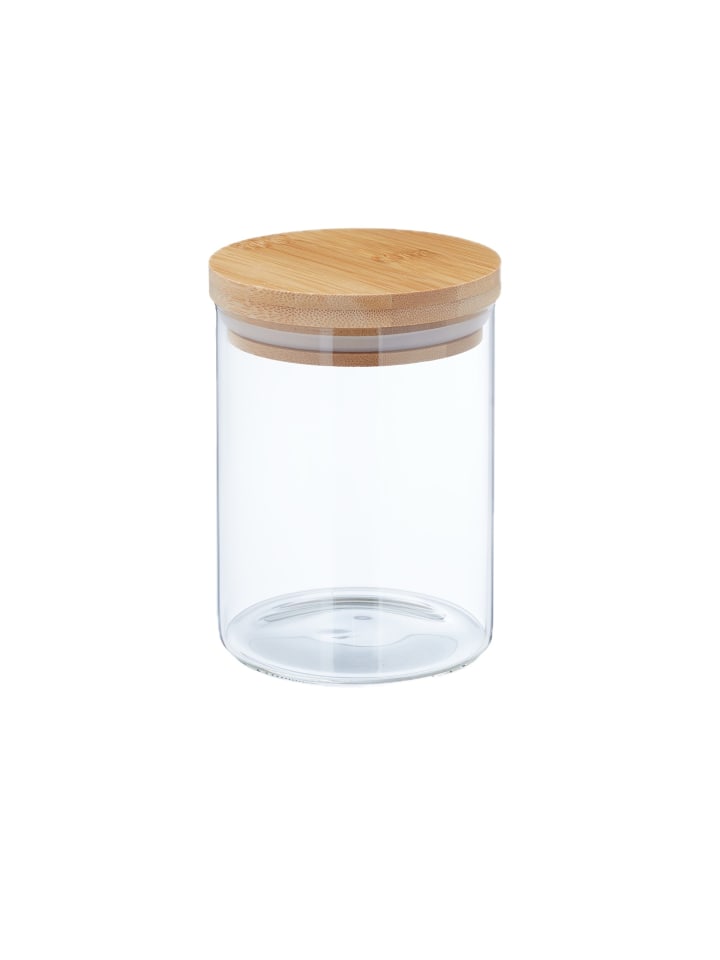 4 x Vorratsglas in Transparent/ Natur - 750 ml