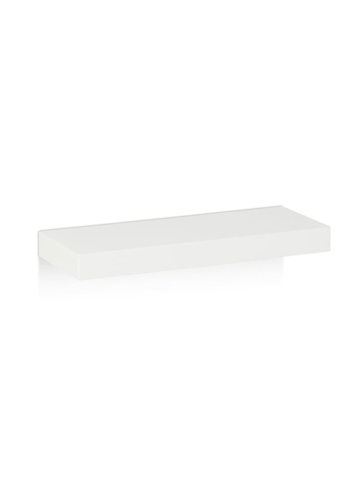 3 x Wandregal in Weiß - (B)38 x (H)3,5 x (T)15 cm