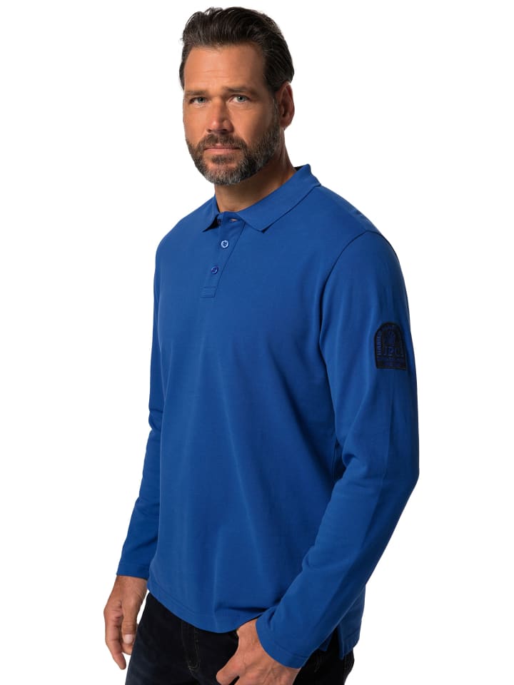 Poloshirt in helles kobalt