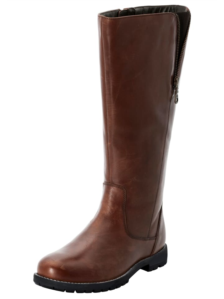 Weitschaftstiefel in braun