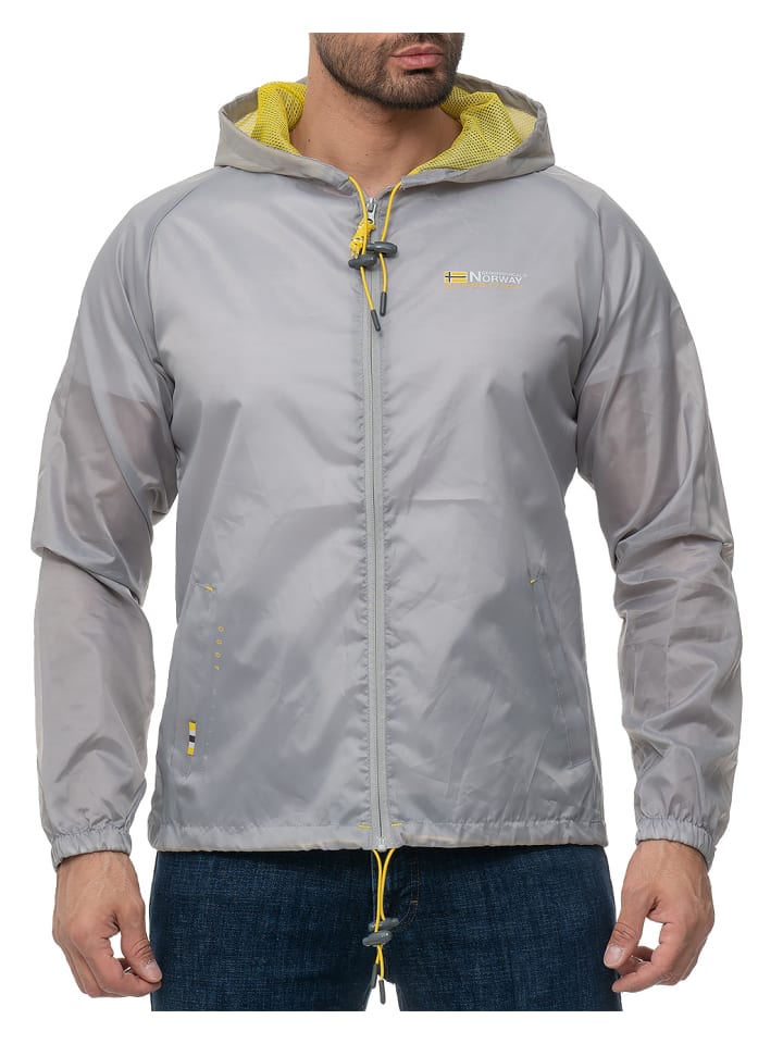 Herren Regular Fit Jacke in Light Grey