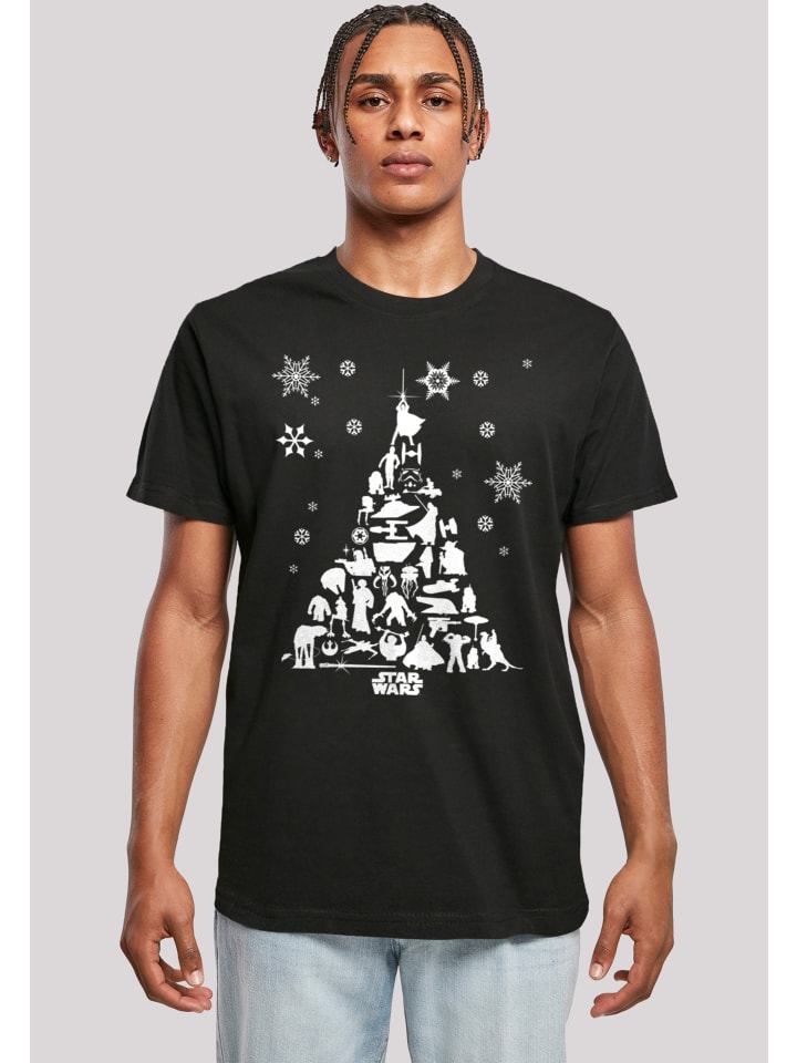 | Weihnachtsbaum T-Shirt Christmas schwarz Wars limango F4NT4STIC kaufen Star günstig in