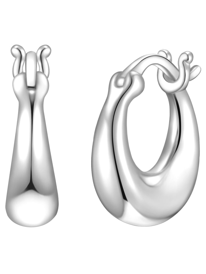 Creolen aus Sterling Silber in silber