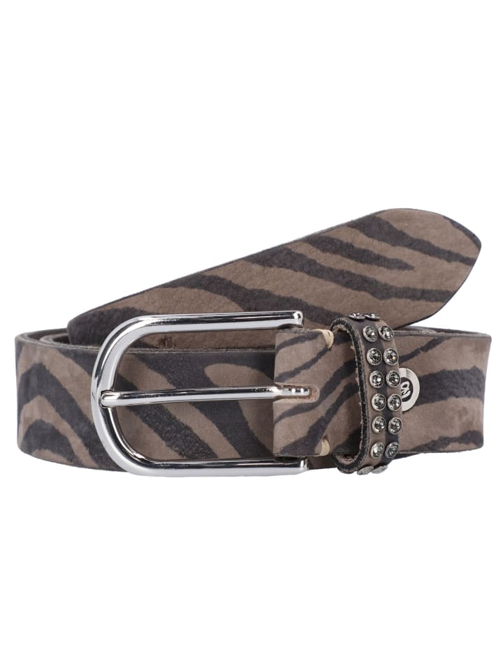 Leora Gürtel Leder zebra
