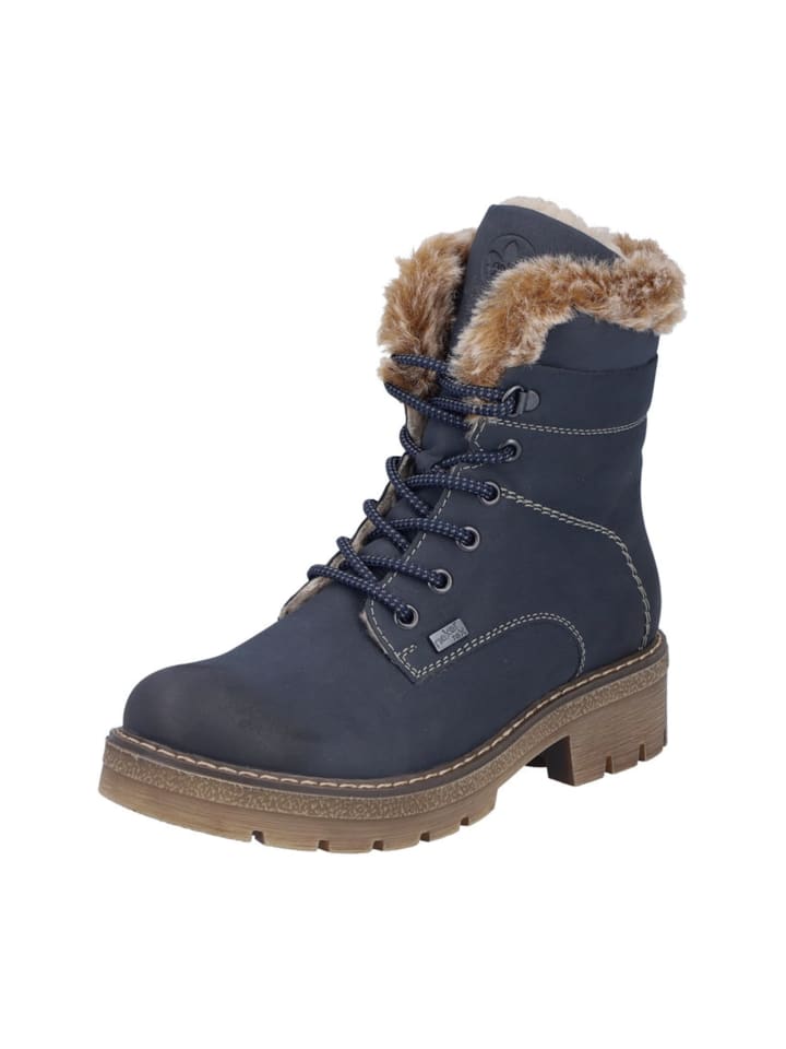 Schnürboots in Blau