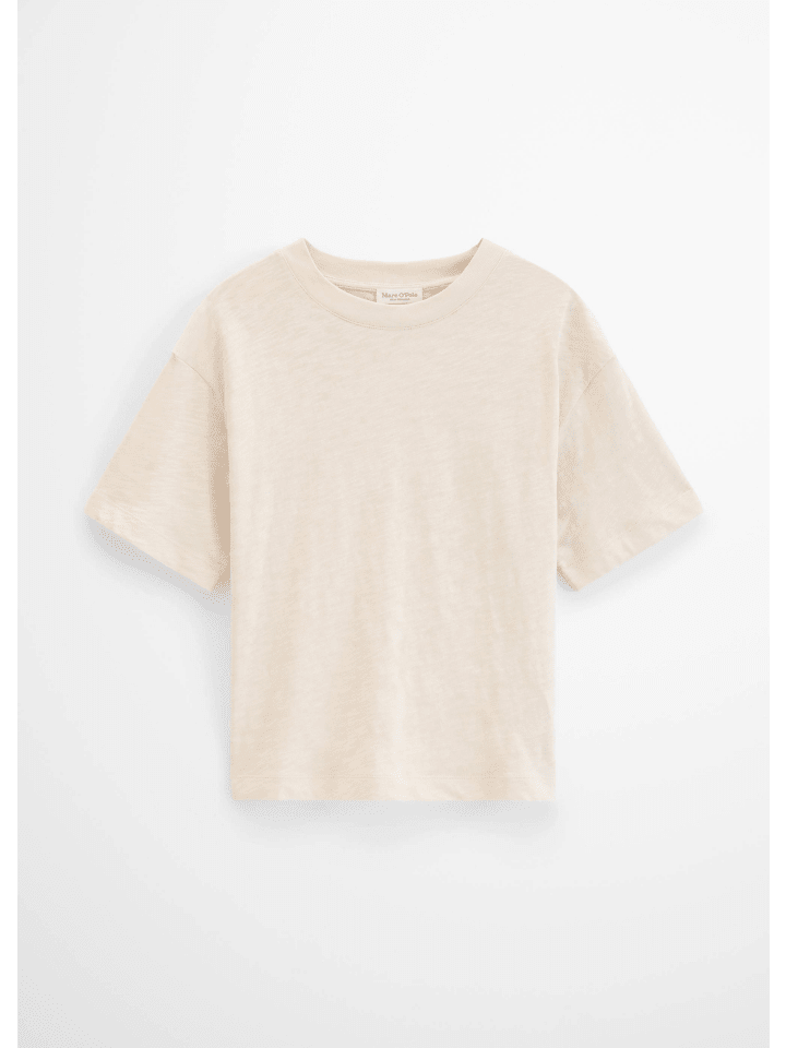 T-Shirt regular in Gray Silk