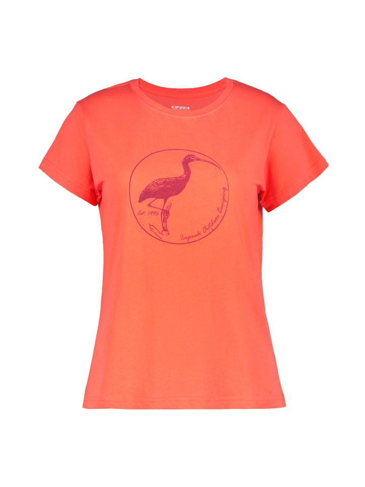 T-Shirt Mattoon in Koralle