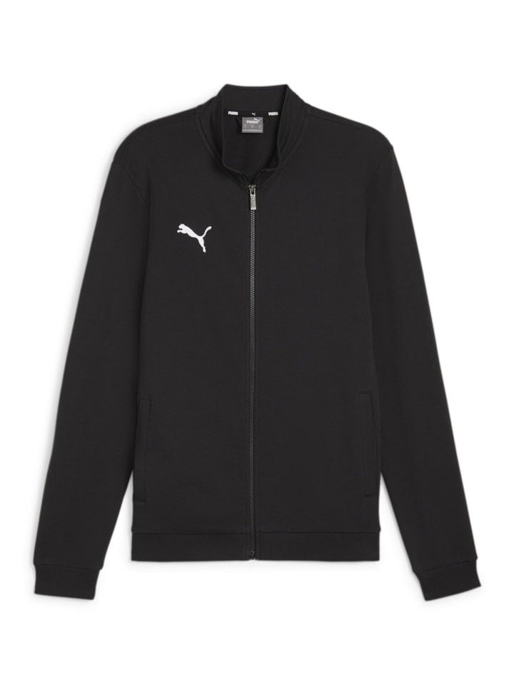 Sweatjacke 'teamGOAL' in schwarz