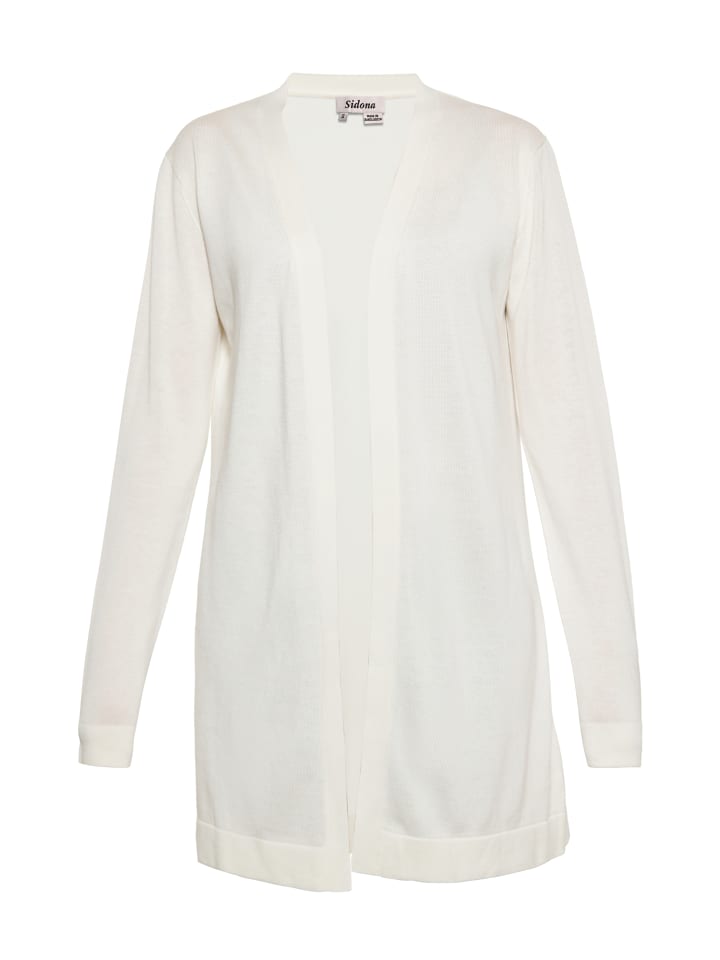 Damen Cardigan in Wollweiss