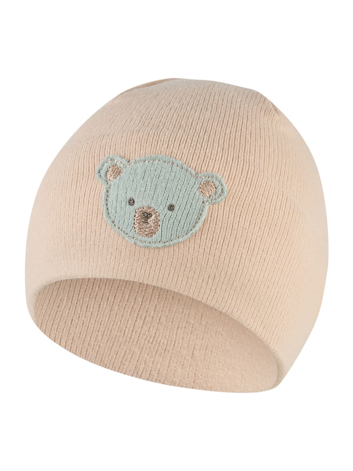 Beanie Bärchen in beige