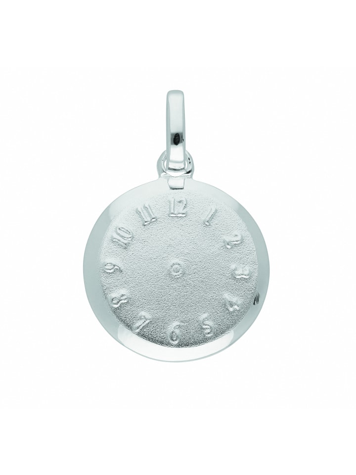 Damen 925 Silber Anhänger Taufuhr Ø 12,7 mm in silber