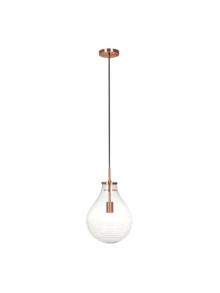 Hängelampe Tamo Small in transparent - kupfer