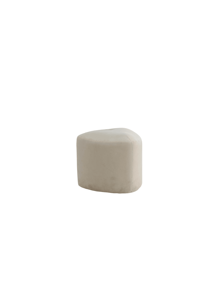 Hocker Peg Weiß 46 x 46 cm