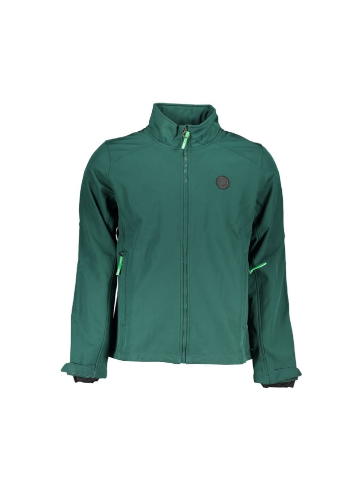 Grün Polyester Herren Jacke