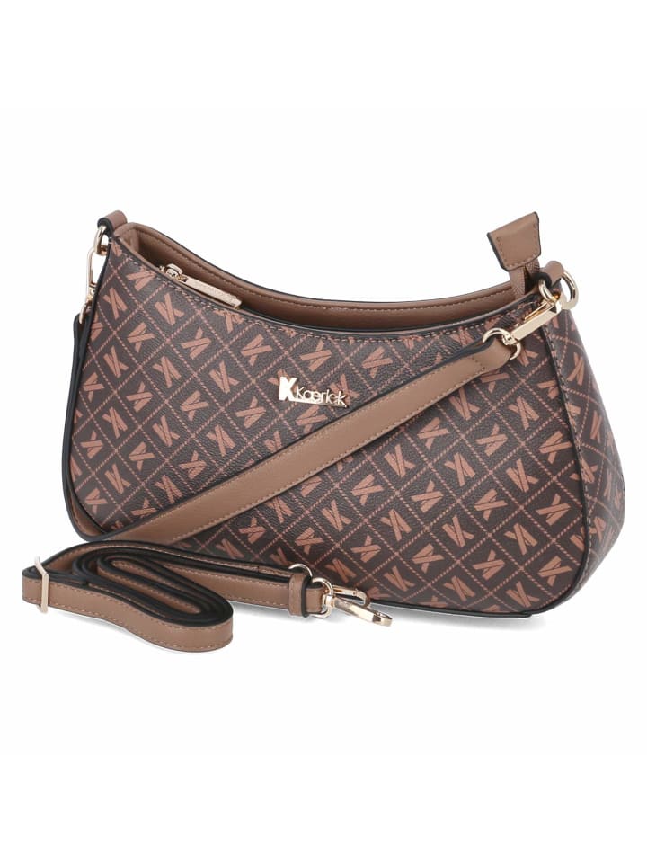 Schultertasche in braun