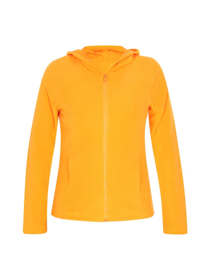 Women Fleecejacke in Hellorange