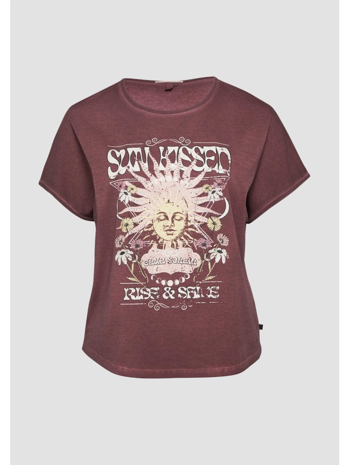 T-Shirt in 49D0_bordeaux