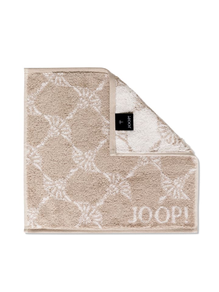 JOOP! CLASSIC CORNFLOWER Seifentuch 3er-Set 30x30 cm, Sand