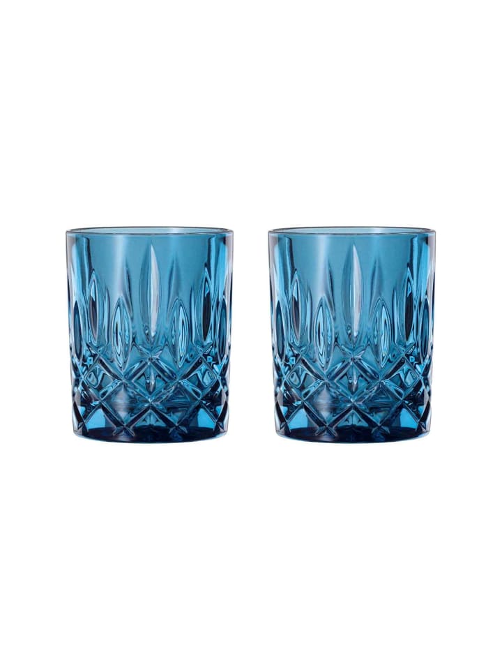 2er Set Whiskybecher Noblesse Vintage in Vintage Blue 295 ml