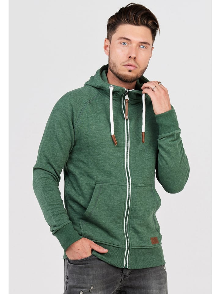 Sweatjacke - MSWMODESTO Hoodie Weicher Kapuzenpullover Sweatshirt in Grün