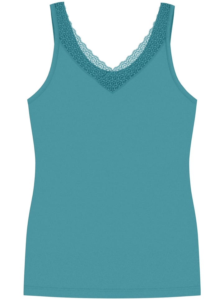 Tanktop Red Label Feel of Modal in QUIET TURQUOISE