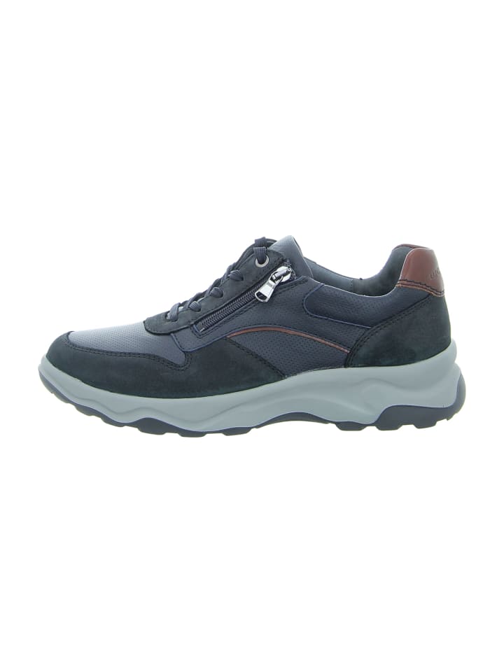 Komfort Schnürschuhe in Blau