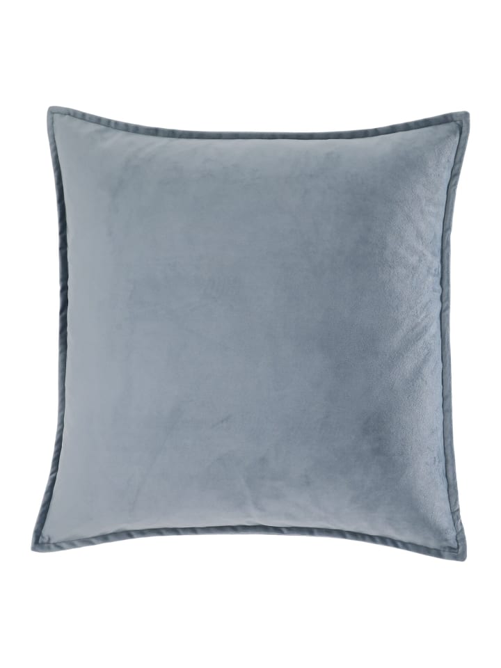 Chic Antique Velours-Kissenbezug Aix 50x50 cm in ocean