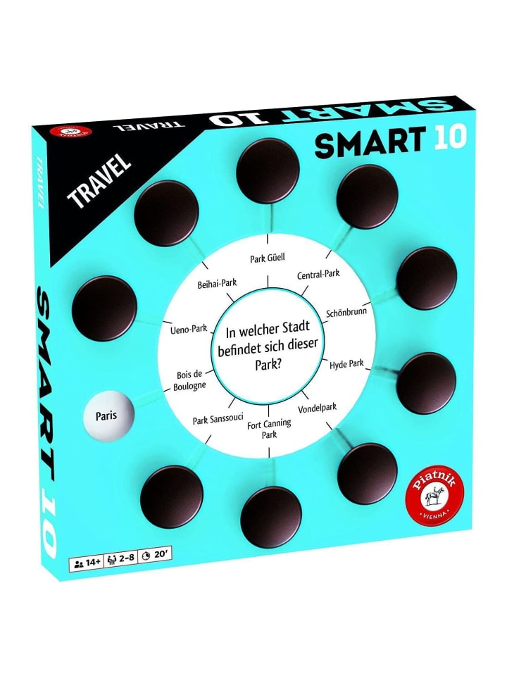 Smart 10 Zusatzfragen - Travel in bunt