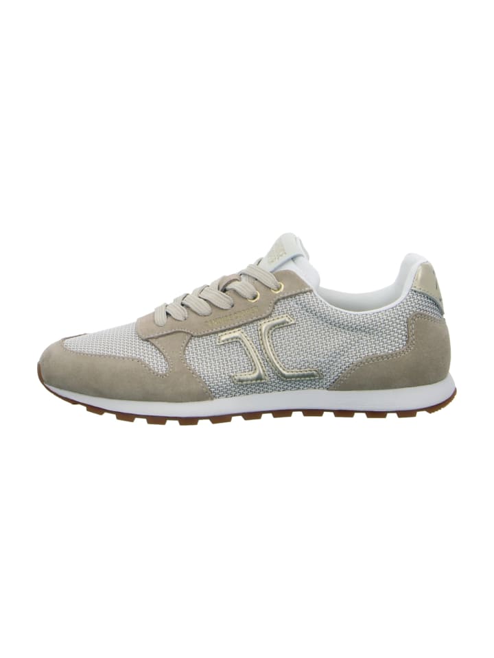 Sportliche Schnürschuhe in Beige