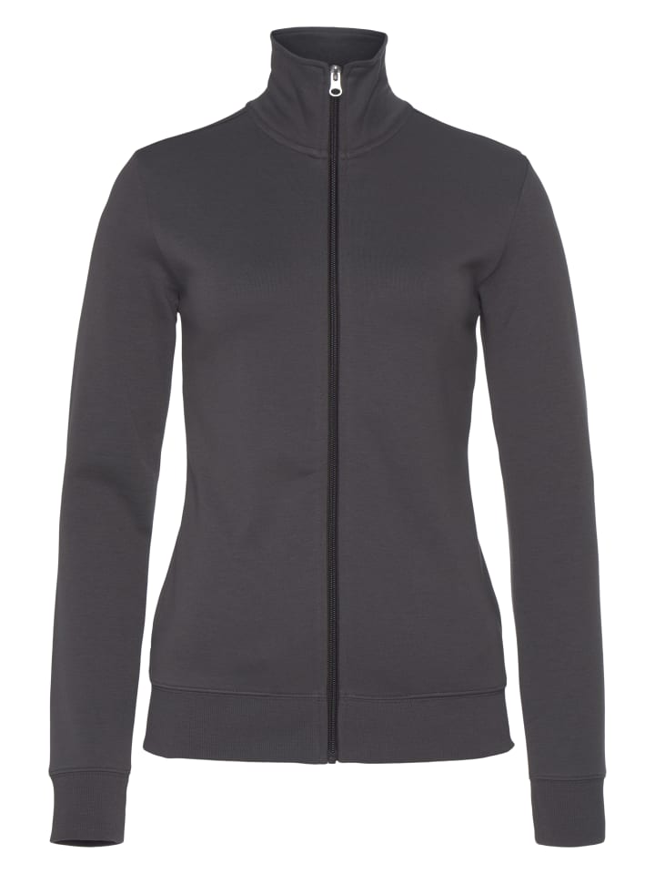 Sweatjacke in stone