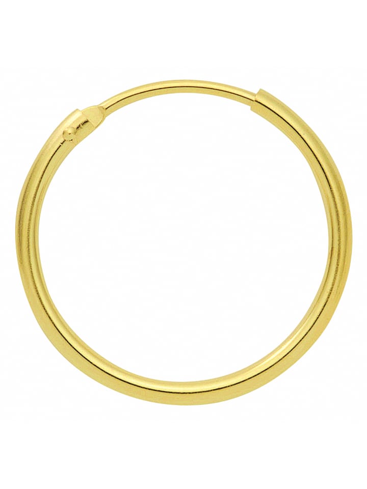 Damen 333 Gold Ohrringe / Creolen Ø 20 mm in gold