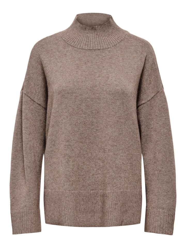 Strickpullover in Shaved Chocolate